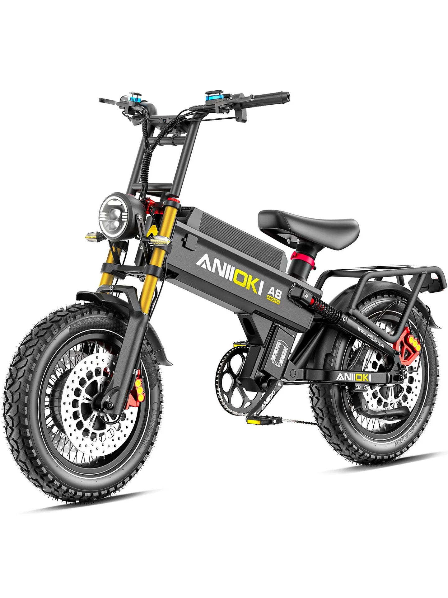 2025 Aniioki A8 Pro Max – 60V Dual Motors & Disc Brakes
