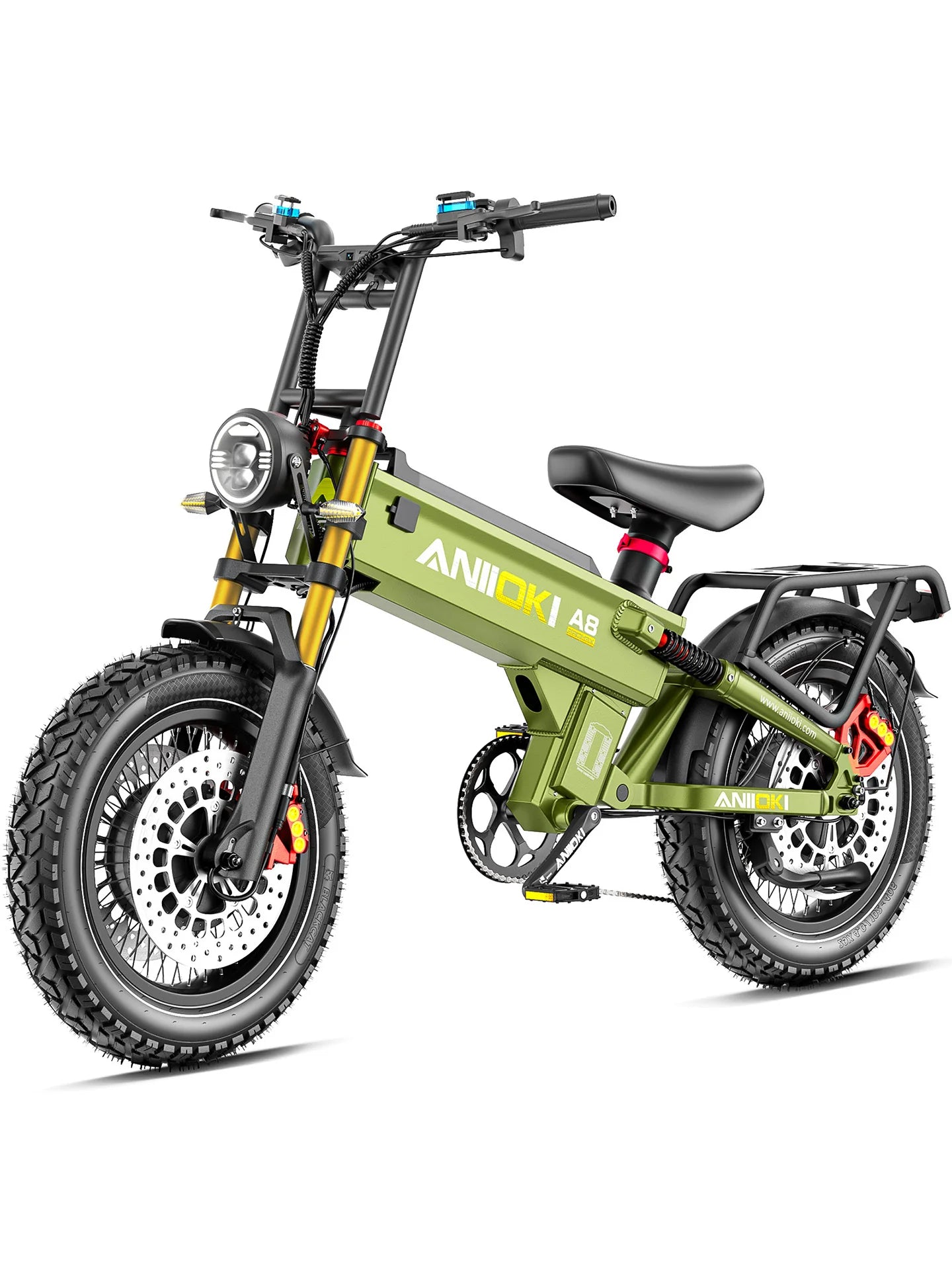 2025 Aniioki A8 Pro Max – 60V Dual Motors & Disc Brakes