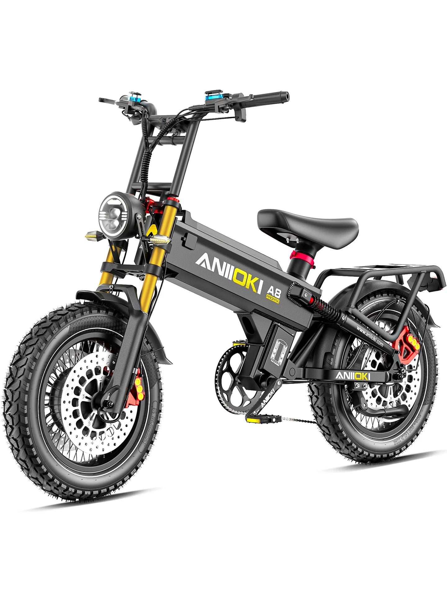 2025 Aniioki A8 Pro Max – 60V Dual Motors & Disc Brakes
