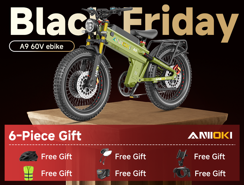 2025 Aniioki A9 Pro Max – 60V 80Ah Dual Motors & Disc Brakes