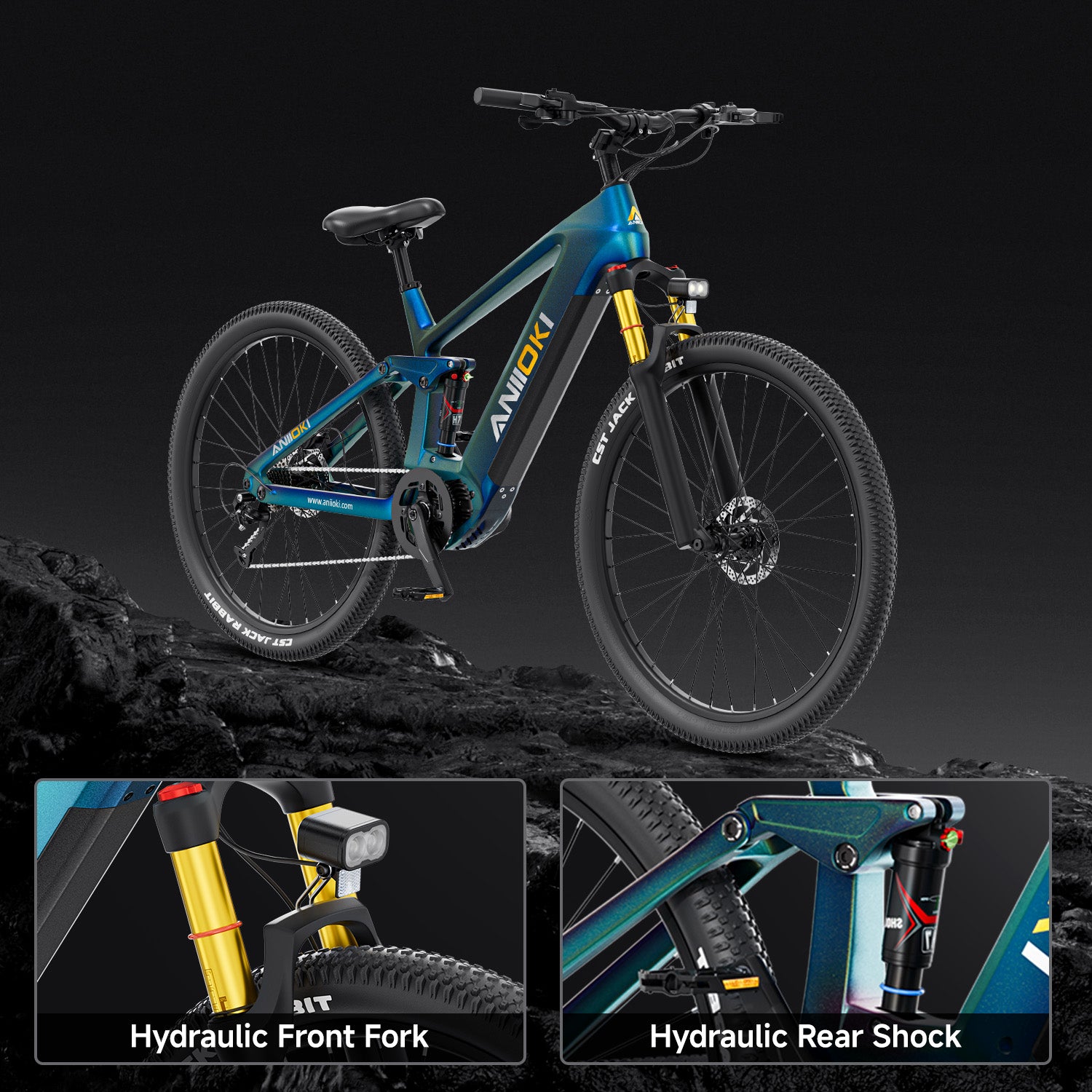 2025 Version AK29 Carbon Fiber 48V ebike