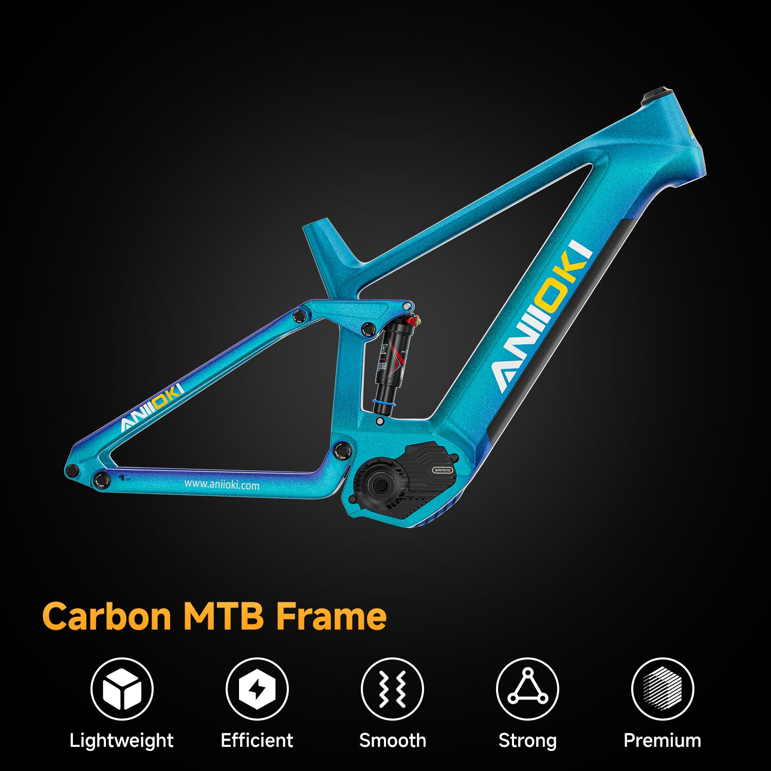 2025 Version AK29 Carbon Fiber 48V ebike