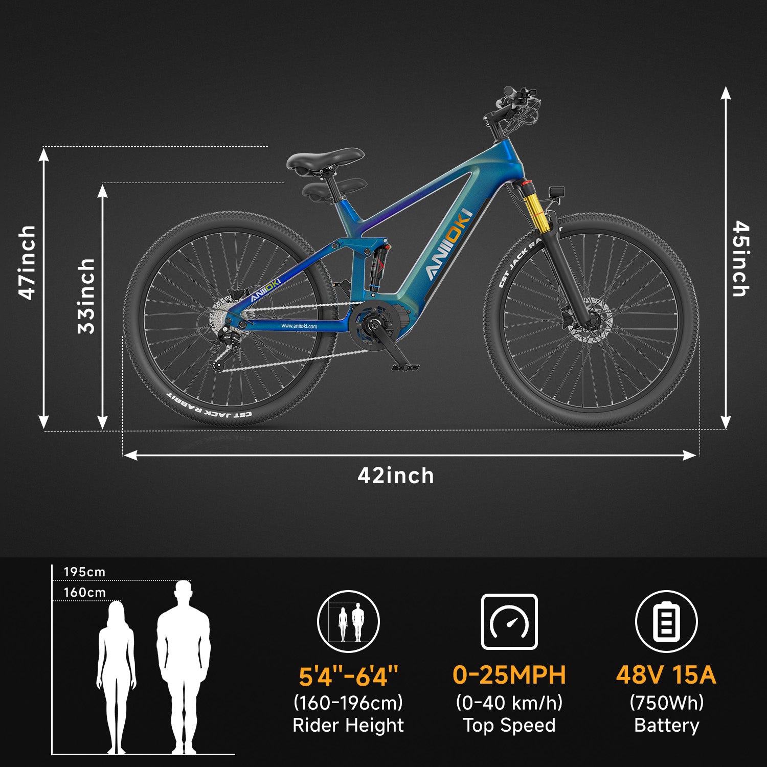 2025 Version AK29 Carbon Fiber 48V ebike
