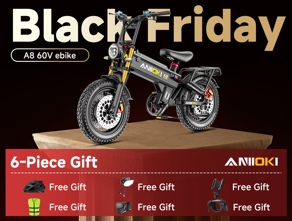 2025 Aniioki A8 Pro Max – 60V Dual Motors & Disc Brakes