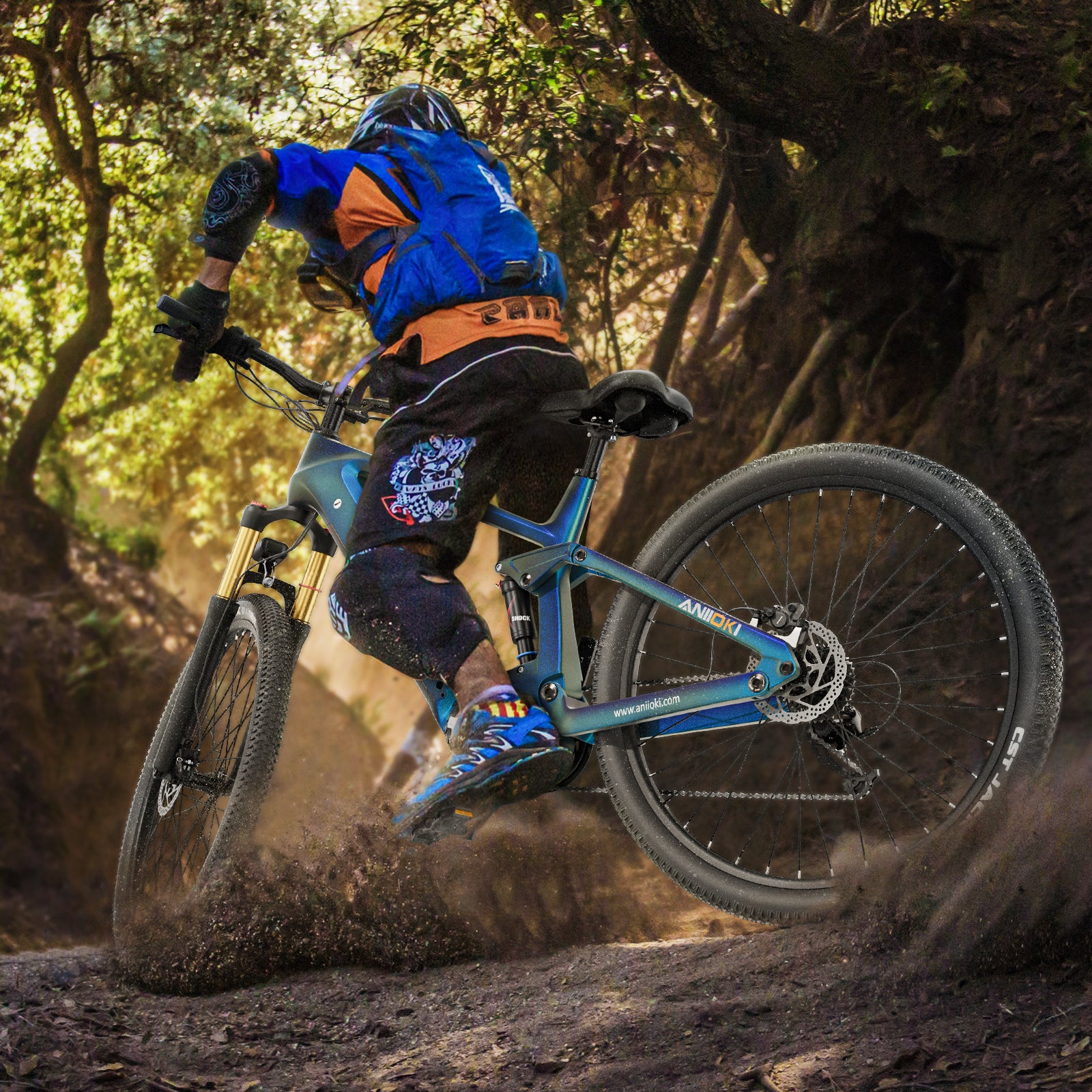 AK29 Fibra di carbonio 48v Ebike