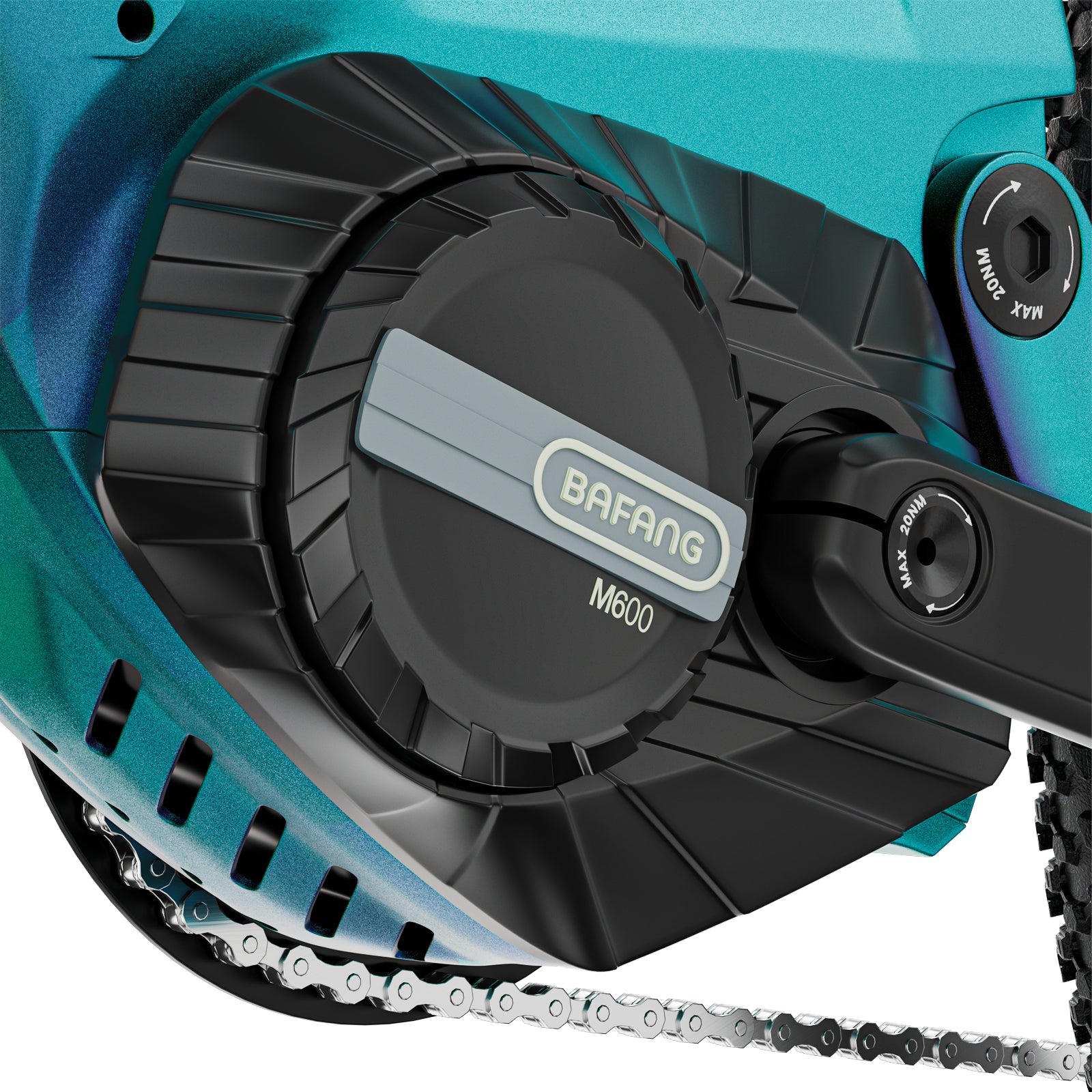 Motore a medio livello classificato da 500 W Bafang