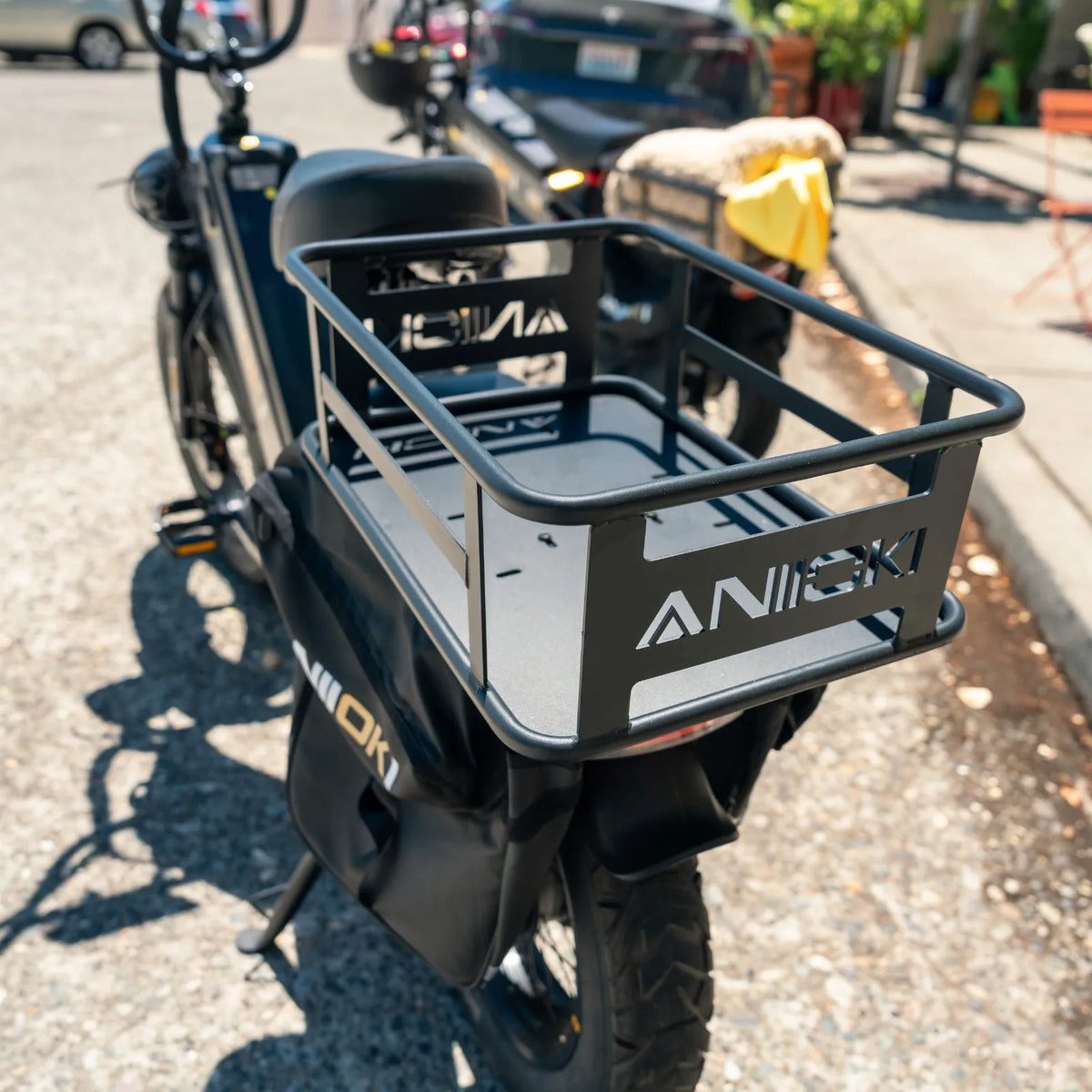 Aniioki Rear Cargo Basket Scene