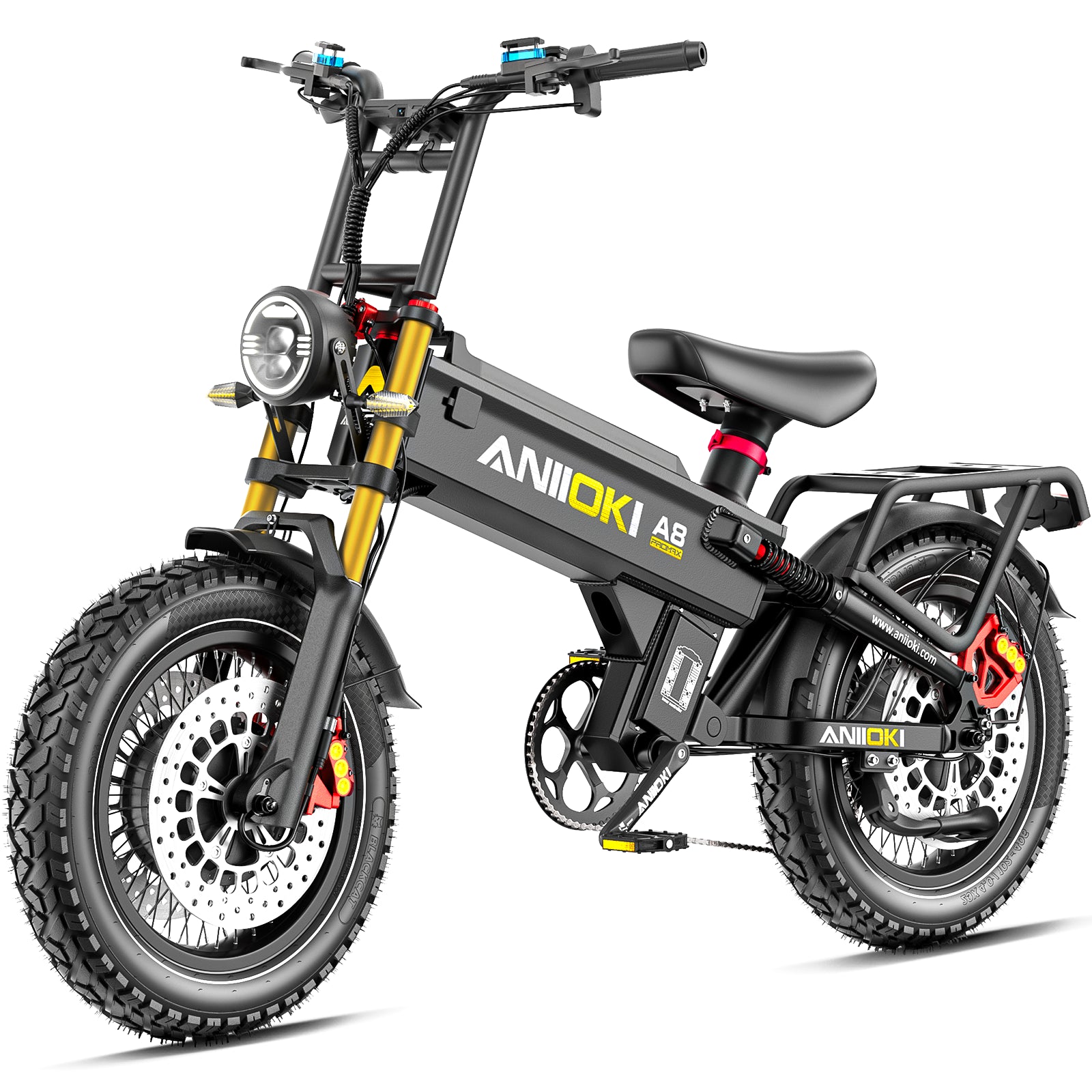 2025 Upgraded A8 Pro Max Dual Motor - Dual Disc Brakes