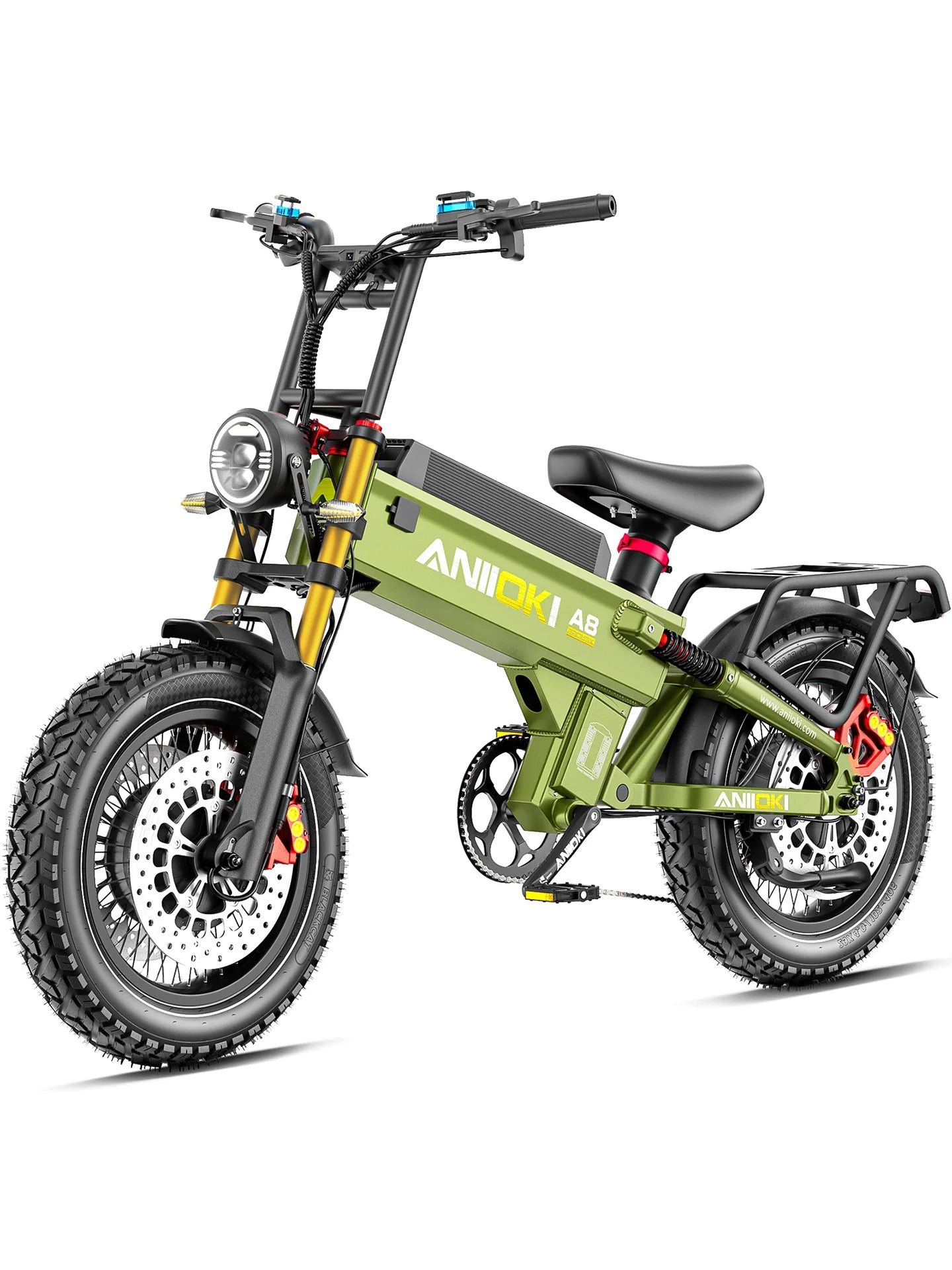2025 Aniioki A8 Pro Max – 60V Dual Motors & Disc Brakes