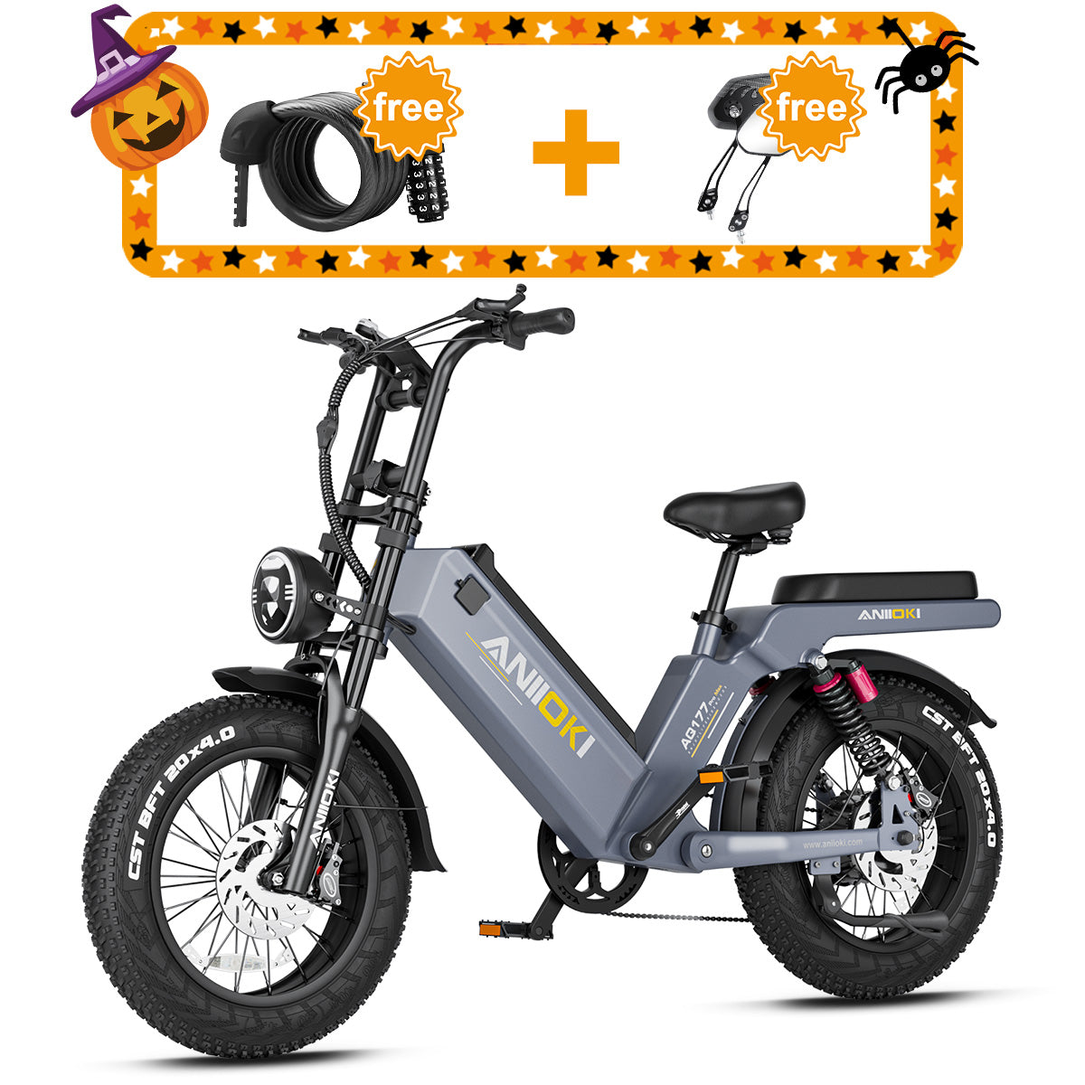 Crazy AQ177 Pro Max 52V Grey eBike